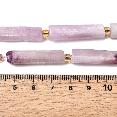 Natural Kunzite Beads Strands G-D353-A15-1