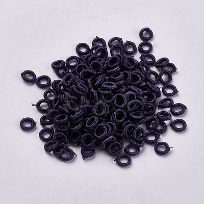 Polyester Cord Beads WOVE-K001-B30-1