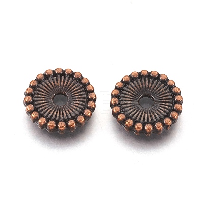 Tibetan Style Spacer Beads TIBE-47916-R-FF-1