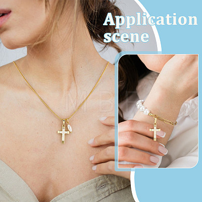 3Pcs Brass with Synthetic Opal Pendants KK-BC0015-77C-1