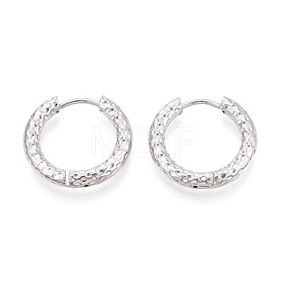 304 Stainless Steel Hoop Earrings STAS-T074-51P-1