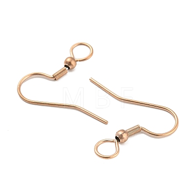 304 Stainless Steel Earring Hooks STAS-B047-30RG-1