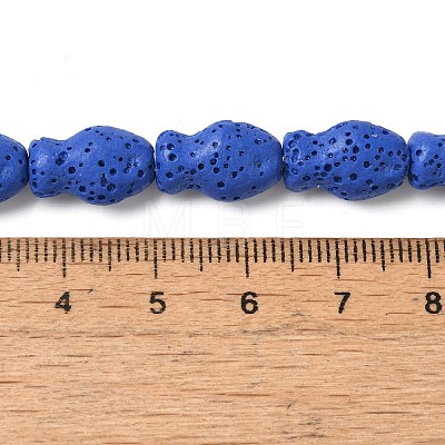 Natural Lava Rock Beads Strands G-U007-01E-1