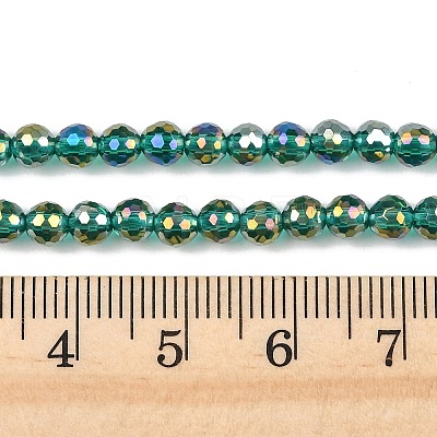 Electroplate Transparent Glass Beads EGLA-B013-02A-AB08-1