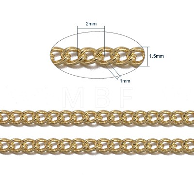 Brass Twisted Chains CHC010Y-G-1