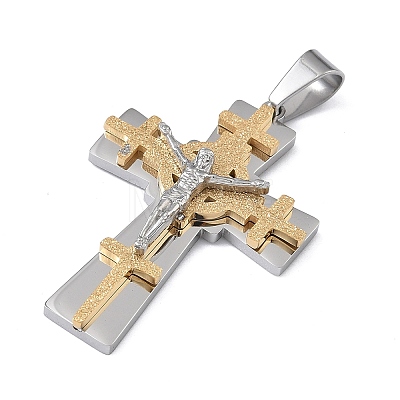 304 Stainless Steel Pendants STAS-C170-07PG-1