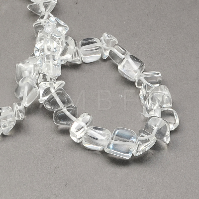 Natural Quartz Crystal Beads Strands X-G-R192-B15-1