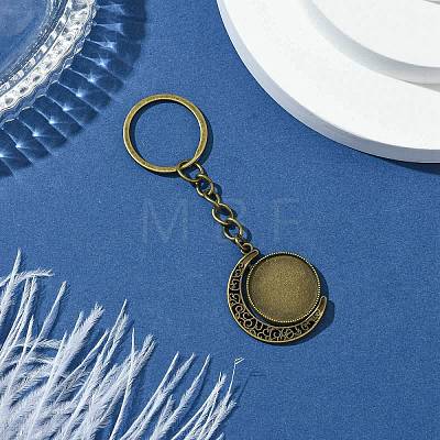 Alloy Pendant Cabochon Keychains KEYC-JKC01137-04-1