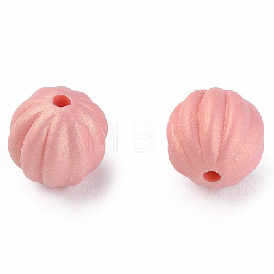 Spray Painted Acrylic Beads MACR-T037-01D-1