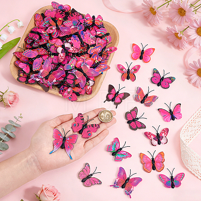 100Pcs PVC Brooches JEWB-UN0001-12A-1