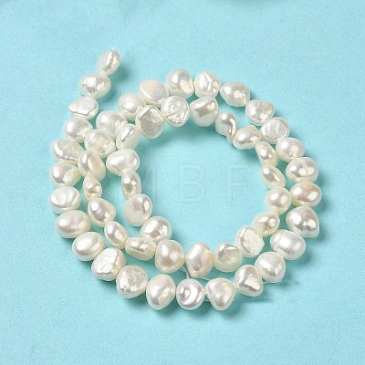 Natural Cultured Freshwater Pearl Beads Strands PEAR-E017-08-1