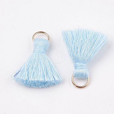 Polycotton(Polyester Cotton) Tassel Pendant Decorations X-FIND-S280-11-1