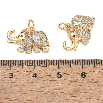 Brass Micro Pave Black Cubic Zirconia Pendants CU-CBAB0CF-18G-1