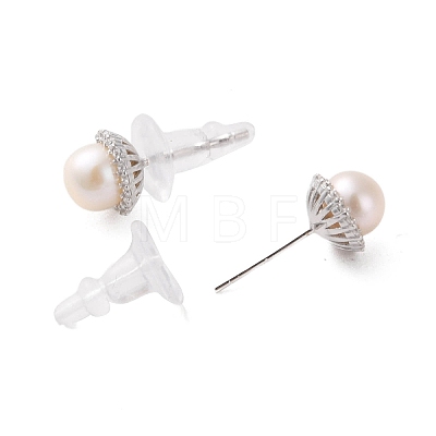 925 Sterling Silver Studs Earring EJEW-H002-16P-1