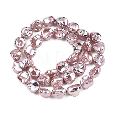 ABS Plastic Imitation Pearl Beads Strands KY-N015-11-A04-1