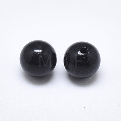Natural Black Onyx Beads X-G-T122-25C-03-1