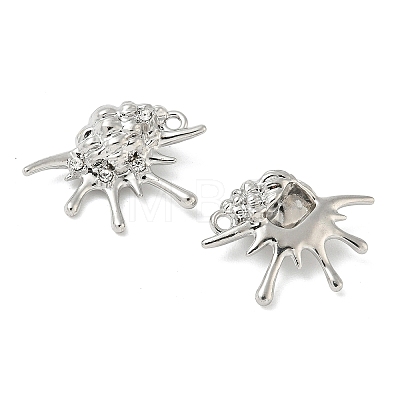 Alloy Rhinestone Pendants FIND-L025-08P-1