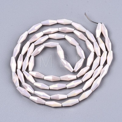 Electroplate Glass Beads Strands EGLA-S194-03A-A01-1