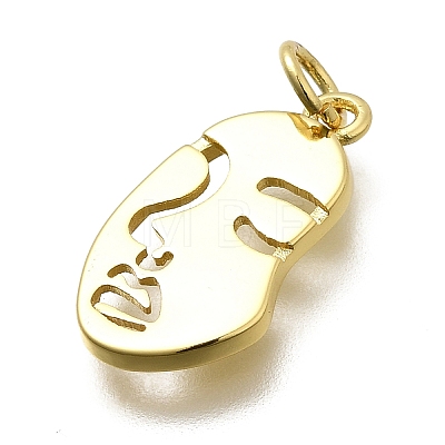 Brass Pendants KK-Z093-09G-1