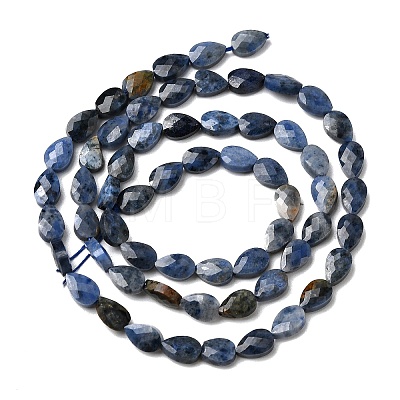Natural Dumortierite Beads Strands G-B159-A04-1