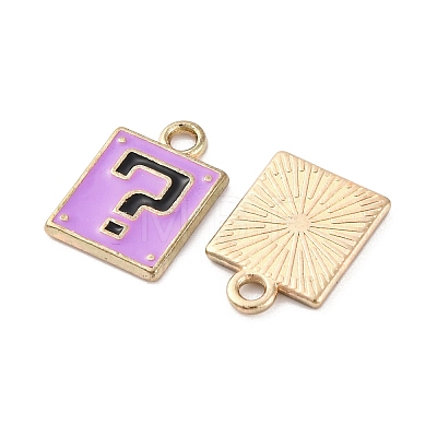 Alloy Enamel Charms ENAM-Q001-08G-05-1