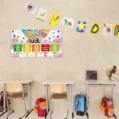 Paper Hanging Banner Classroom Decoration AJEW-WH0340-005-1