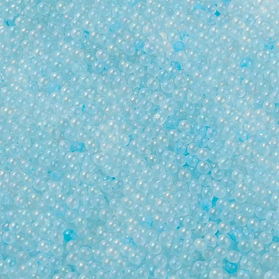Luminous Transparent Glass Seed Round Beads GLAA-F124-D07-A-1