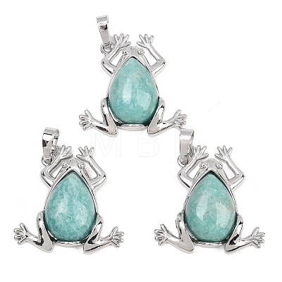 Natural Amazonite Pendants G-A315-03A-P-1