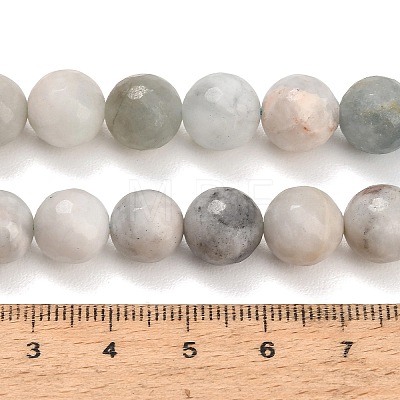 Natural Aquamarine Beads Strands GG-CBA7BB7-A01-8mm-1