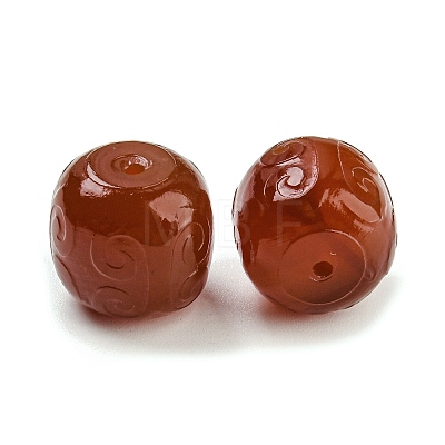 Natural Carnelian Carved Beads G-Q006-01-1