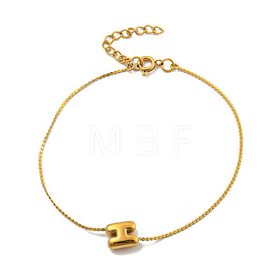 304 Stainless Steel Serpentine Chain Bracelets BJEW-H608-01G-H-1