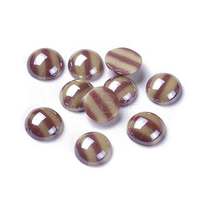 Opaque Glass Cabochons GGLA-S038-11G-10mm-1