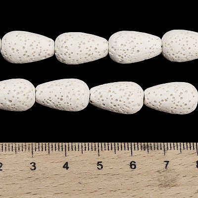 Natural Lava Rock Beads Strands G-G347-03J-1