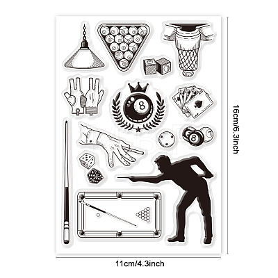 Custom PVC Plastic Clear Stamps DIY-WH0448-0250-1