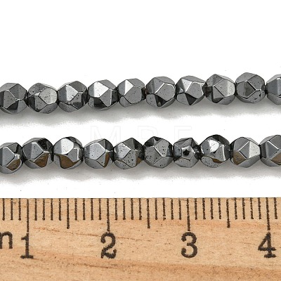 Non-magnetic Synthetic Hematite Beads Strands G-I365-17-1