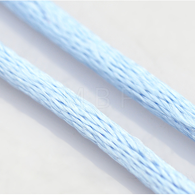 Macrame Rattail Chinese Knot Making Cords Round Nylon Braided String Threads NWIR-O002-02-1