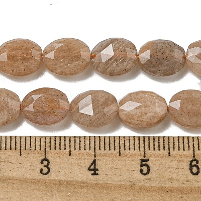 Natural Peach Moonstone Beads Strands G-P544-D02-01-1