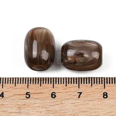 Opaque Resin European Beads RESI-C070-02-1