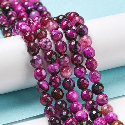 Natural Agate Beads Strands G-C082-A01-17-1