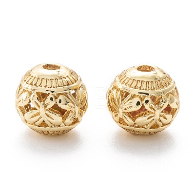 Alloy Hollow Beads PALLOY-P238-15G-RS-1