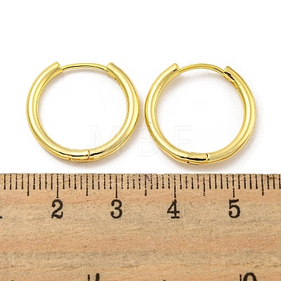 Brass Hoop Earrings EJEW-L211-08F-G-1