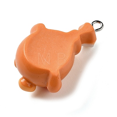 Opaque Resin Imitation Food Pendants CRES-M030-06A-1