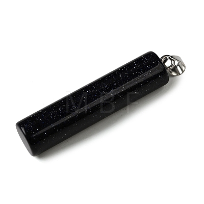 Synthetic Blue Goldstone Big Pendants G-F820-11I-1