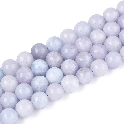 Natural Chalcedony Beads Strands G-S333-8mm-004-01-1