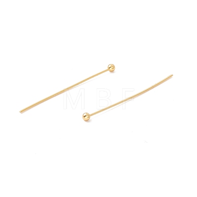 Brass Ball Head Pins KK-WH0058-02C-G01-1