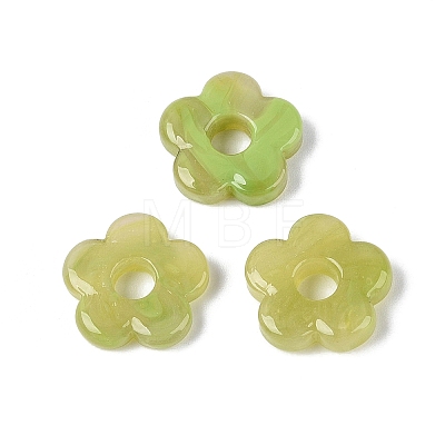 Two Tone Handmade Lampwork European Beads LAMP-N024-39-01E-1