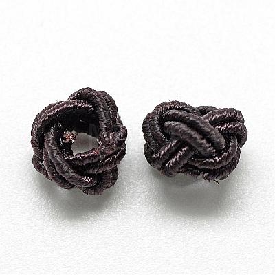 Handmade Braided Nylon Thread Rings NWIR-Q007-39-1