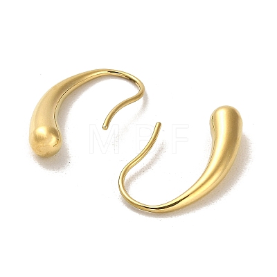 304 Stainless Steel Teardrop Dangle Earrings EJEW-Q793-01G-1