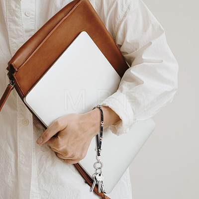 1Pc PU Leather Keychains KEYC-CL0001-65-1
