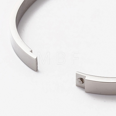 304 Stainless Steel Bangles STAS-I169-03A-P-1